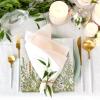 AnyDesign 80 Pack Floral Luncheon Napkins Wildflower Disposable Paper Botanical Green Leaves Herbs Dinner Hand Napkin for Home Kitchen Bathroom Holiday Party Supplies, 6.5 x Inch (A1737) view 4