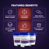 Accurate Urine Drug Test Kit - 10 Panel at Home Drug Test Cup with Clicker & Temperature Strip - CLIA Waived, 510k Cleared with SAMHSA Cutoff Levels [25 Test Cups] view 2
