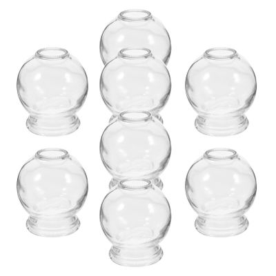 8Pcs Cupping Vacuum Body Massage Cups Anti Aging Massage Cup Vacuum Suction Cup Body Equipment Body Suction Cups Chinese Suction Cups Body Vacuum China Glass face