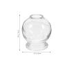 8Pcs Cupping Vacuum Body Massage Cups Anti Aging Massage Cup Vacuum Suction Cup Body Equipment Body Suction Cups Chinese Suction Cups Body Vacuum China Glass face view 3