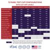 Accurate Urine Drug Test Kit - 12 Panel at Home Drug Test Cup with Clicker & Temperature Strip - CLIA Waived, 510k Cleared with SAMHSA Cutoff Levels [25 Test Cups] view 3