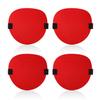 4pcs Eye Patches for Adults, Soft 3D Adjustable Lazy Eye Patches Eye Patches for Left & Right Eye for Improving Weak Vision Strabismus, Surgery Recovery Period (Red) view 1