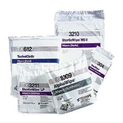 Texwipe Low-Particulate Wipes, 12 (in) x 12 (in): 100/bag