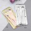 Angzhili 3 pcs Tongue Scraper, Stainless Steel Tongue Cleaner for Adults and Kids, Portable Tongue Brushes for Removing Bad Breath (Silver) view 2