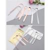 Angzhili 3 pcs Tongue Scraper, Stainless Steel Tongue Cleaner for Adults and Kids, Portable Tongue Brushes for Removing Bad Breath (Silver) view 4