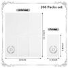 200 Pack Monogrammed Disposable Napkins Silver Foil Letter D Guest Napkins Initial Disposable Hand Paper Towels for Wedding Engagement Baby Shower Party Home Kitchen Bathroom Dinner Decorative Towels view 2