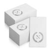 200 Pack Monogrammed Disposable Napkins Silver Foil Letter N Guest Napkins Initial Disposable Hand Paper Towels for Wedding Engagement Baby Shower Party Home Kitchen Bathroom Dinner Decorative Towels view 1