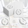 200 Pack Monogrammed Disposable Napkins Silver Foil Letter N Guest Napkins Initial Disposable Hand Paper Towels for Wedding Engagement Baby Shower Party Home Kitchen Bathroom Dinner Decorative Towels view 2