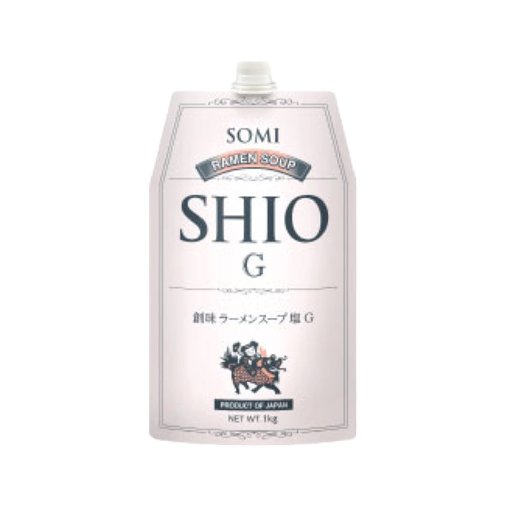 Japanese Shio Ramen Soup Stock Base - 2.2 lbs (1 kg) - for Ramen Broth, Hot-Pot Base, Fried Rice, Stir Fry, Professional Grade Umami Stock