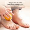 activelife - Spiky Massage Ball, Feet, Neck, and Back Massager, Full Body Deep Tissue Muscle Therapy, Plantar Fasciitis Foot and Muscle Roller, Soft, Yellow view 3