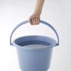 Lisberg 9WB Round Wide Bucket Body, Blue, 2.3 gal (9 L), Set of 2, Made in Japan, Handle, Food Sanitation Law Compliant Product, Easy to Hold, Simple, Outdoor, Standard, Classic, Commercial Use, Home view 2