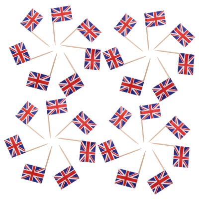 LALAFINA 200pcs Toothpick Flags Cupcake Toppers Decorative Country Flags for Birthday Parties Weddings and Celebrations Creative Cake Decorations for Fun Festive Atmosphere