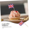LALAFINA 200pcs Toothpick Flags Cupcake Toppers Decorative Country Flags for Birthday Parties Weddings and Celebrations Creative Cake Decorations for Fun Festive Atmosphere view 3
