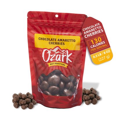 Ozark Nut Roasters Chocolate Amaretto Cherries 8oz