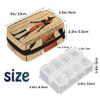 Ancient Egyptian Anubis Pill Case Weekly Medicine Organizer with Travel Bag Seven-Day Pill Box Vitamin Supplement Box Fish Oil Pills Holder view 2