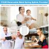 PEIZSON Elbow Splint Tendonitis Elbow Brace, Cubital Tunnel Syndrome Brace with 4 Removable Metal Spring Splint for Sleeping, Elbow Immobilizer for Ulnar Nerve Entrapment, Golfers Elbow (L/XL) view 4