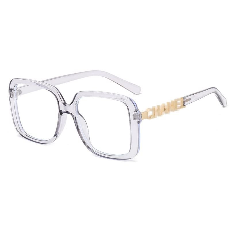 URISMO Oversized Square Frame Reading Glasses, Stylish Large Blue Light Blocking Computer Goggle Readers, Anti Glare Eyewear (Color : Light-Gray, Size : +350)