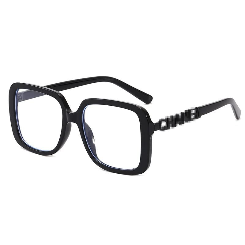 URISMO Oversized Square Frame Reading Glasses, Stylish Large Blue Light Blocking Computer Goggle Readers, Anti Glare Eyewear (Color : Black, Size : +300)