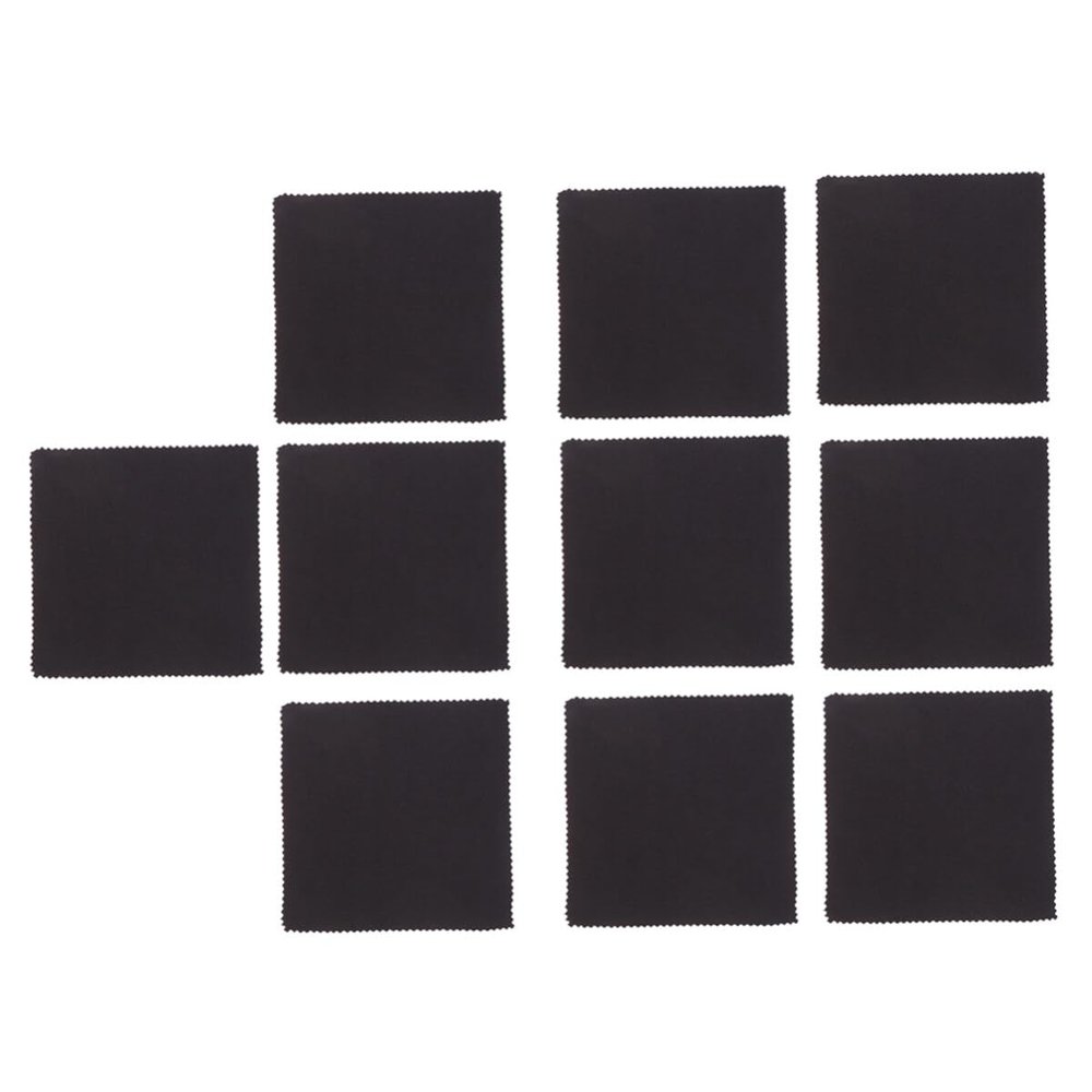 BESPORTBLE 10 Pack Microfiber Cleaning Cloths, Glasses Cleaning Cloth for Eyeglasses, Camera Lens, Cell Phones, Laptops, LCD TV Screens and More (5.5X5.5inch)