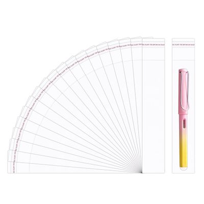 Doutop Clear Self Adhesive Cello Bags 1x6 Long Cellophane Bags 200pcs Self Stick Glassine Bags 1mil for Packaging Bracelet Jewelery Gifts Favors Bookmarks Pen