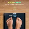 550lb Bathroom Digital Scale for Body Weight with Ultra-Wide Platform and Large LCD Display, Accurate High Precision Scale with Extra-High Capacity view 3