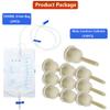 Condom Catheter External self Sealing Set 10 Pcs Male Condom Catheter 2 Pcs 1000ml Urine Bag (30mm/1.18inch) view 2