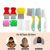 10 Pcs Lice Combs, Steel Teeth Double Sided Fine Tooth Hair Flea Comb, Removal Dandruff Louse Nit Grooming Tool for Head Treatment Pets Kids Adults view 4
