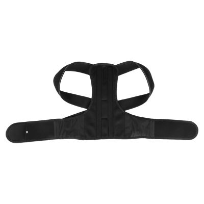 Marycan Posture Corrector, Back Brace Adjustable & Comfy, Support Straightener for Spine, Back, Neck, Clavicle and Shoulder, Improves Posture for Office (Color : Black, Size : Large)