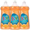 Joy Ultra Orange Dishwashing Liquid Soap, Grease Cutting Powerful Cleaning Agent, Orange Scent, 30 fl oz (Pack of 3) view 1
