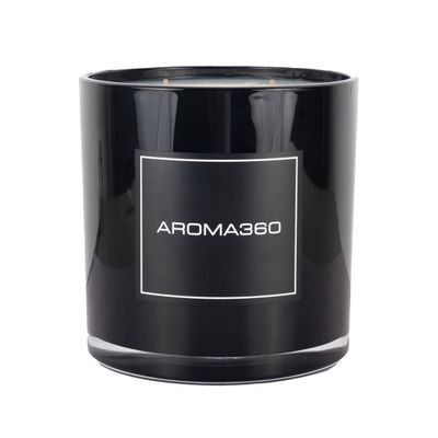 Aroma360 Black Velvet 4-Wick Candle - 55OZ (Black)