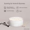 Aroma360 - Iris 50oz Candle - Luxury Scented Candles with Essential Oils - Notes of Cassis, Cool Blackcurrant and Bulgarian Rose - Aromatherapy - Soy Candles - 295hr Burn (Black) view 4