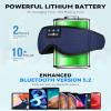 MUSICOZY Sleep Headphones Bluetooth 5.4 Headband Sleeping Eye Mask for Mom Women Men Wireless Music Earbuds Earphones for Side Sleepers Built-in HD Speakers Cool Gadgets Unique Gifts (Navy Blue) view 3
