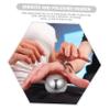2pcs Stainless Steel Ball Physical for Hand Baoding Balls Chinese Health s Hand s for Exercise Massage s Fitness s Training s China Solid view 2