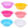 minkissy 6pcs Beauty Washbasin Grooming Tub Round Bathtub Spa Tub Round Dish Wash Basin Face Cleansing Basin Face Wash Basin Salon Basin Home Basin Plastic Basin Round Noodles Round Basin view 1