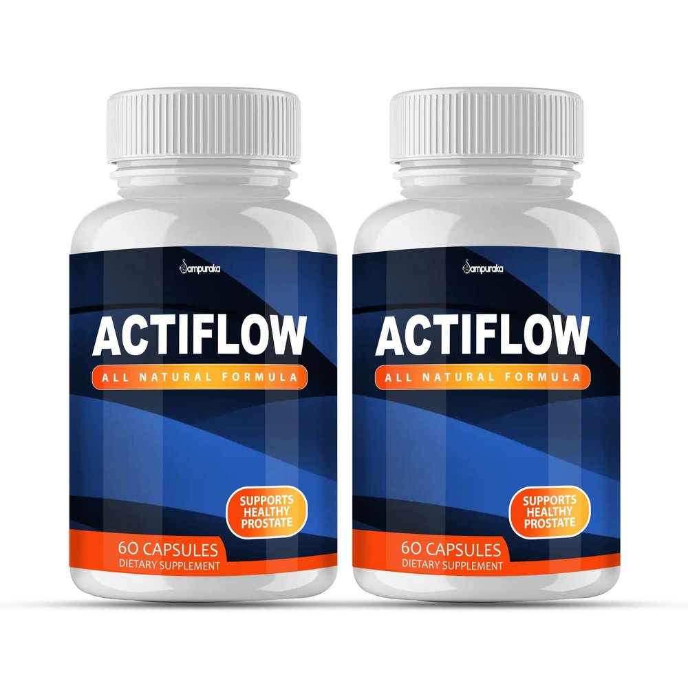Actifiow New Advanced Formula Supplement - 2 Packs 60 Days Supply