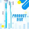 COCOBURI Disposable Toothbrushes with Toothpaste Adult Pre-Pasted Disposable ToothbrushTravel with Toothpaste Bulk Toothbrushes Waterless Toothbrush Individually Wrapped Mint-100Pcs view 2