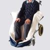 Warm Fleece Lined Blanket, with Ring Pulled Zipper, Leg Cover for Ultimate Comfort and Protection view 4