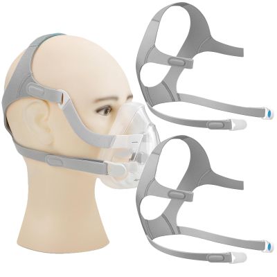 2-Pack Replacement CPAP Headgear with Magnetic Clips for ResMed Airfit F20, CPAP Headgear Straps Compatible with Resmed Mask F20 - Soft, Plush Straps for Optimal Fit & Flexibility(Large)