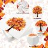 60 Pack Fall Paper Napkins Maple Leaves Luncheon Napkins Fall Leaf Disposable Napkin Maple Tree Decorative Napkin for Autumn Thanksgiving Party Supplies Dinner Kitchen, 6.5 x 6.5 Inch view 3
