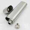 CNFLASK Stainless Steel 1-Finger Cigar Case with 2oz Tube Flask Metal Cigar Tube Pocket Cigar Holder view 3