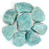 1.1lb Bulk Raw Amazonite Stone Rough Crystal-Natural Raw Stones Crystal for Tumbling, Cabbing, Fountain Rocks, Decoration,Polishing, Wire Wrapping, Wicca & Reiki Crystal Healing view 1