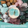 1.1lb Bulk Raw Amazonite Stone Rough Crystal-Natural Raw Stones Crystal for Tumbling, Cabbing, Fountain Rocks, Decoration,Polishing, Wire Wrapping, Wicca & Reiki Crystal Healing view 4