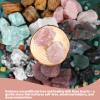 1.1lb Bulk Raw Rose Quartz Stone Rough Crystal-Natural Raw Stones Crystal for Tumbling, Cabbing, Fountain Rocks, Decoration,Polishing, Wire Wrapping, Wicca & Reiki Crystal Healing view 3