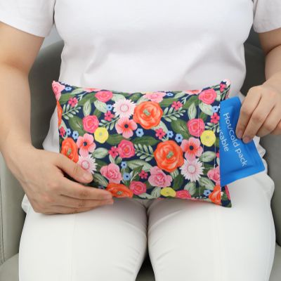 HapiPoppy Tummy Tuck Pillow with Pocket Hysterectomy Pillows Hysterectomy Recovery Must Haves Gifts for Abdominal Surgery Tiny Cough Cushion Painting