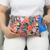 HapiPoppy Tummy Tuck Pillow with Pocket Hysterectomy Pillows Hysterectomy Recovery Must Haves Gifts for Abdominal Surgery Tiny Cough Cushion Painting view 1