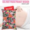 HapiPoppy Tummy Tuck Pillow with Pocket Hysterectomy Pillows Hysterectomy Recovery Must Haves Gifts for Abdominal Surgery Tiny Cough Cushion Painting view 4