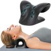 ComfortLife Neck Stretcher for Pain Relief, Neck and Shoulder Relaxer Cervical Traction Device Pillow for Muscle Relax and TMJ Pain Relief(Black) view 1