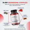 Ultra Herbs Premium Berberine with Cinnamon, Milk Thistle - Promotes Liver Function, Gut Health, Immunity (150 Count (Pack of 1)) view 3