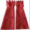 Sexy Fetish Arm Long Latex Gloves,Red,Wrist 17 Cm view 3