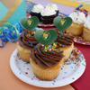 Southeastern Louisiana University Primary Logo Heart Love Cupcake Picks Toppers Decoration Set of 6 view 4